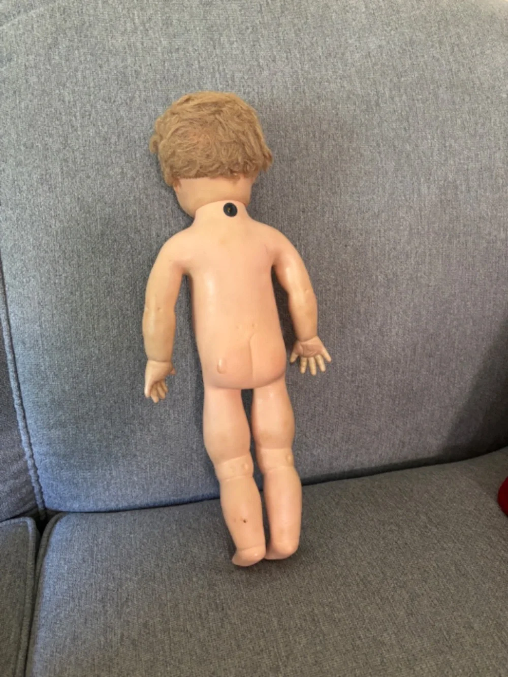 Vintage 1950's Rubber Doll - 17 inch length
